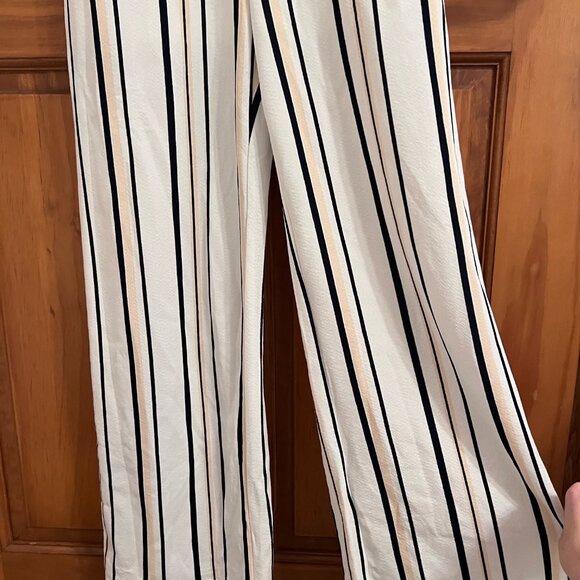 White Stripped Jumpsuit - Picture 4 of 4